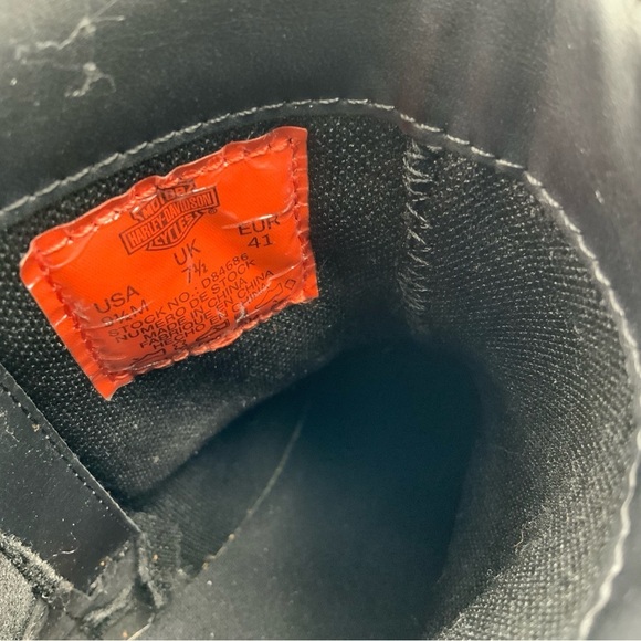 Harley-Davidson Lalanne Black Motorcycle Women’s Harness Boots. Size 9.5. (NWT). - Picture 9 of 11